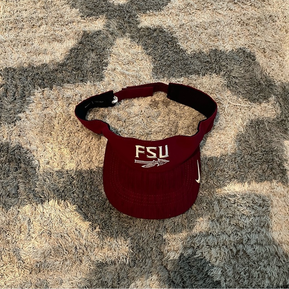 Nike Red and White FSU Hat